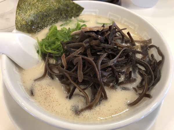 「きくらげラーメン」@博多天神 新宿東口駅前店の写真