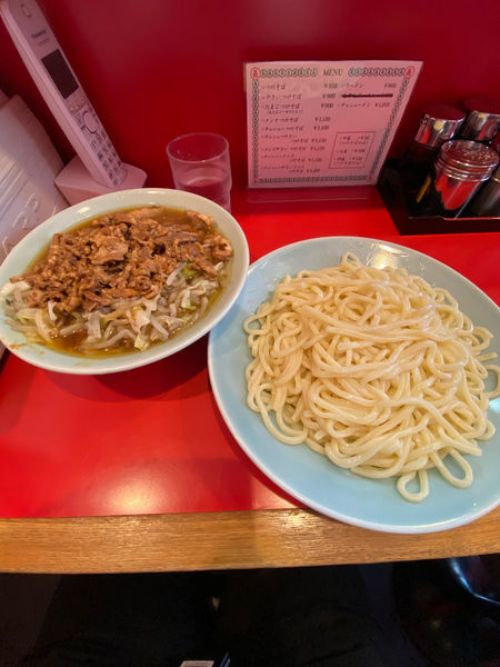 「チャーシュー野菜つけめん」@丸長 目白店の写真