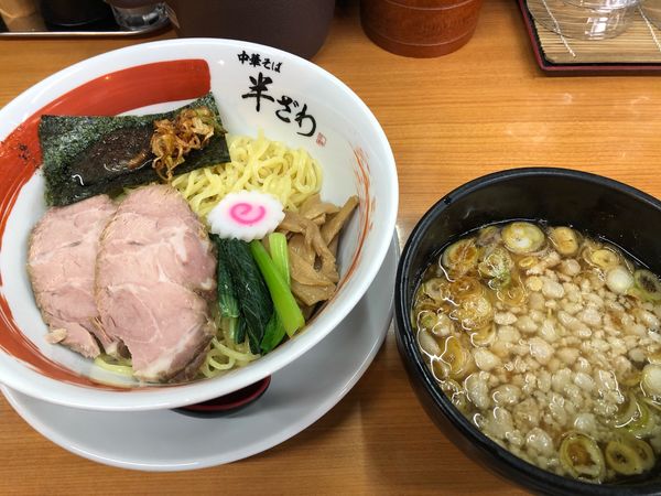 「つけそば醤油(冷)900円」@中華そば 半ざわの写真