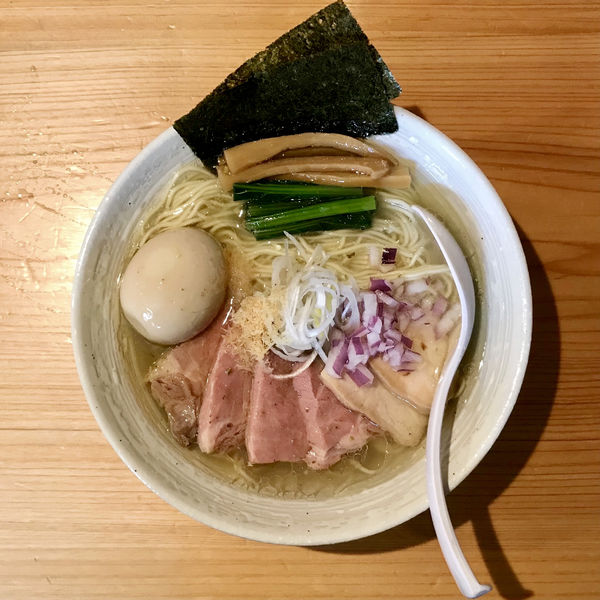 「特製らぁ麺（塩）麺中盛」@麺屋 さくら井の写真