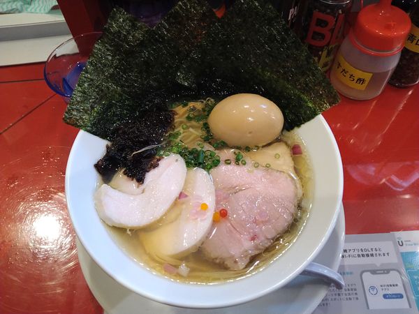 「特製汐そば¥1100-」@Noodles Kitchen GUNNERS 大門浜松町店の写真
