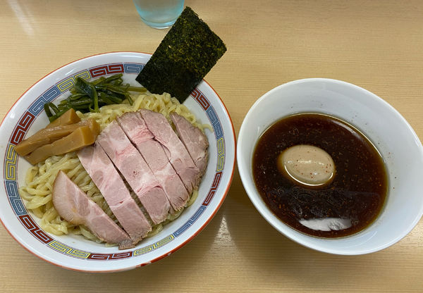 「味玉つけ麺 濃口 太麺 和玉」@煮干鰮らーめん 圓の写真