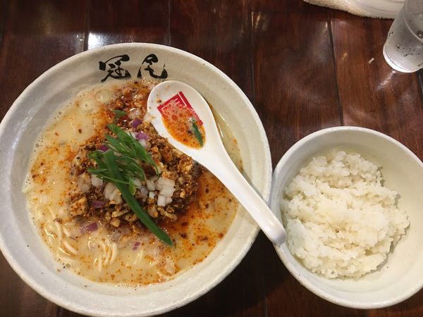 「鶏担湯ラーメン」@らぁめん冠尾 恵比寿西店の写真
