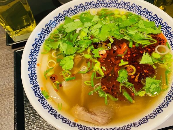 「蘭州牛肉面」@馬子禄 牛肉面の写真