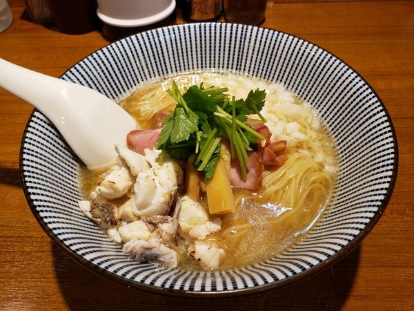 「[限定]濃厚真鯛そば」@寿製麺よしかわ 川越店の写真