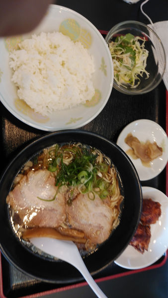 「尾道ラーメン定食　850円」@一龍の写真
