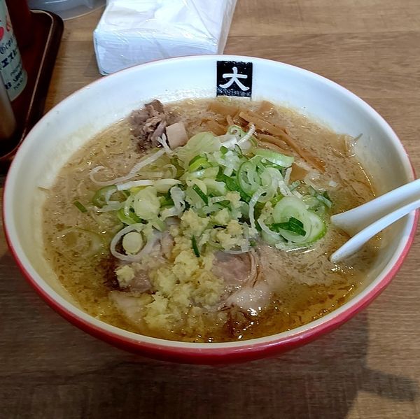「味噌らーめん(大盛)」@大島の写真