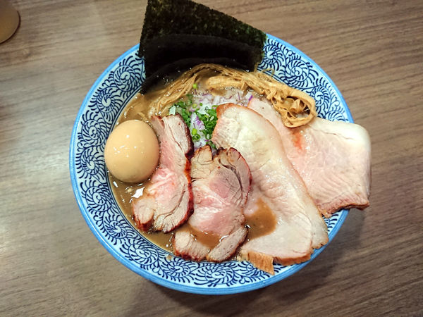 「特製極上濃厚煮干しそば」@煮干しつけ麺 宮元の写真