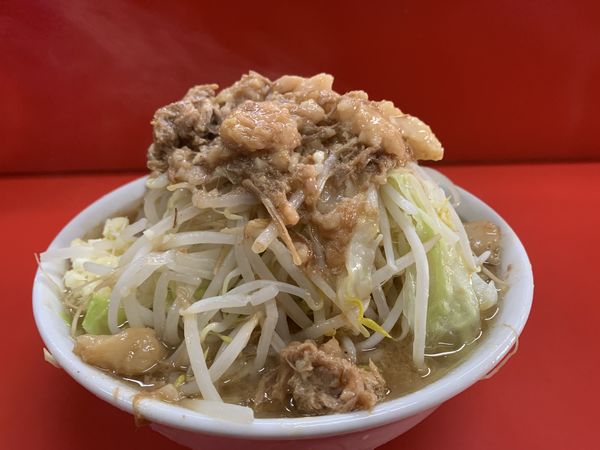 「小ラーメン　豚増し」@ラーメン二郎 松戸駅前店の写真