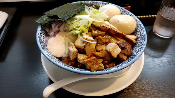 「まぜそば特製」@麺屋 㐂助の写真