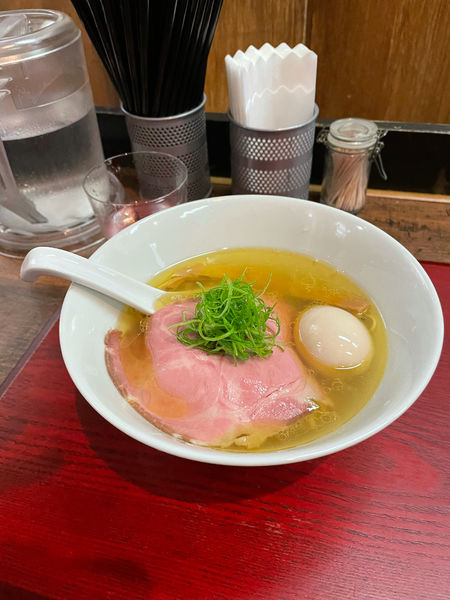 「味玉塩蕎麦」@神保町黒須の写真