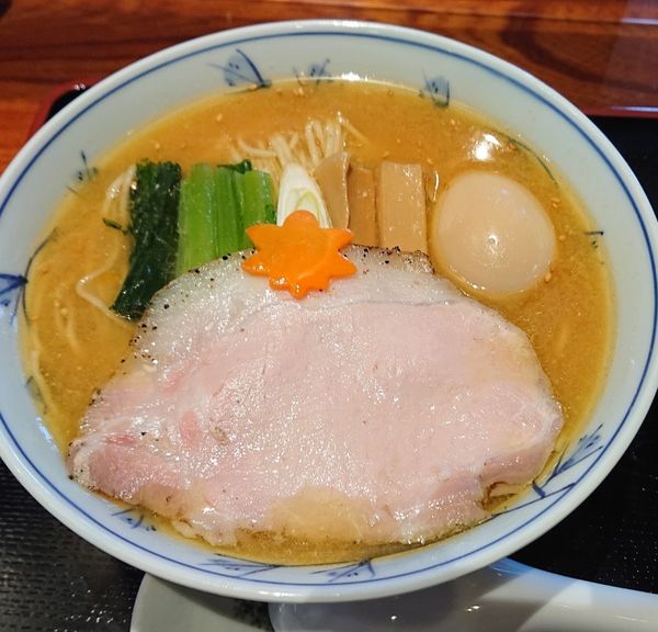 「味玉味噌そば」@食煅 もみじの写真