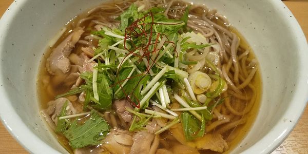 「肉そば 温」@肉そば 鶏中華 最上川の写真