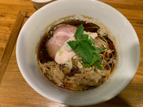 「鶏と昆布のそば」@中華蕎麦 はざまの写真