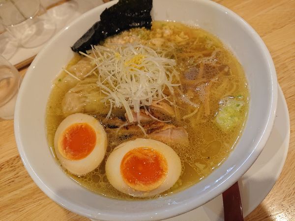 「特製とりそば細麺１０００円」@らーめん天神下 大喜の写真