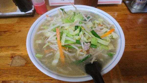 「タンメン(塩)800円」@菜華軒の写真