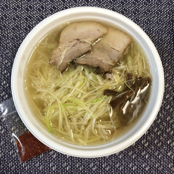 「【デリバリー】ねぎそば」@田中そば店の写真