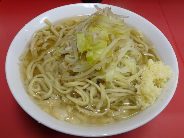「ラーメン：楓ナイト仕様（780円）ヤサイニンニク」@ラーメン二郎 ひばりヶ丘駅前店の写真
