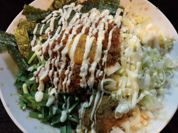 「【限定】我流豚星。台湾混蕎麦(しお大)1150円(700g)」@豚星。の写真