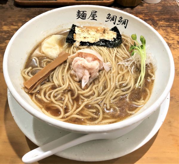 「鯛出汁煮干しらーめん」@麺屋 鯛鯛の写真