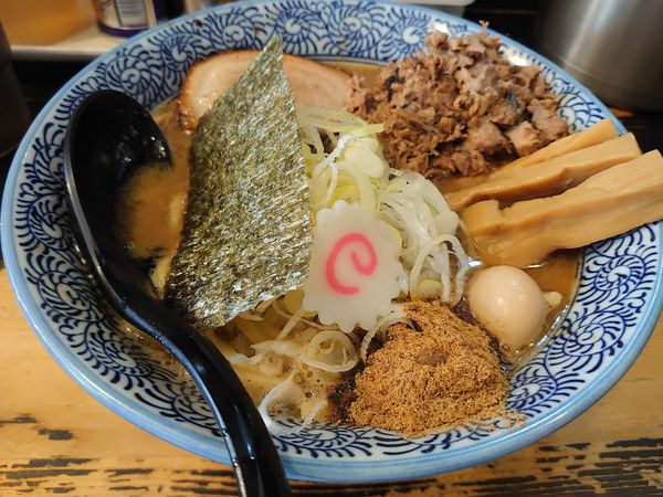 「濃厚煮干しらーめん」@狼煙 〜NOROSHI〜の写真