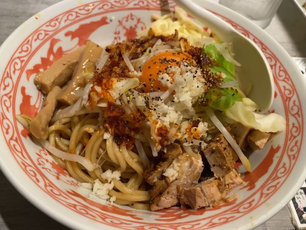 「まぜそば（中盛）」@麺処 湊生の写真