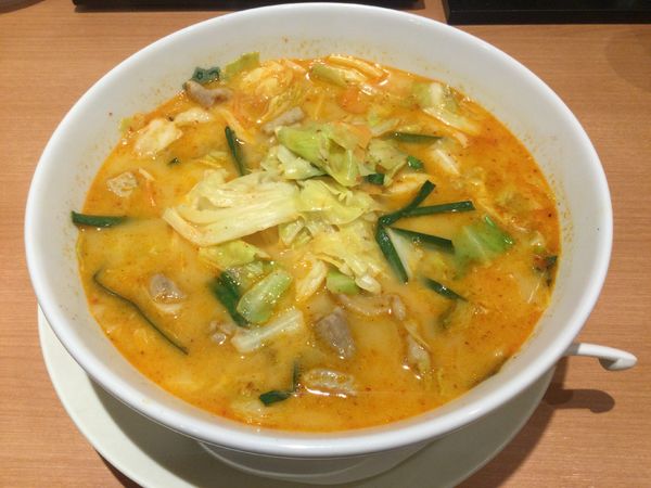 「【期間限定】モツ野菜ラーメン(¥640)」@日高屋 荻窪北口店の写真