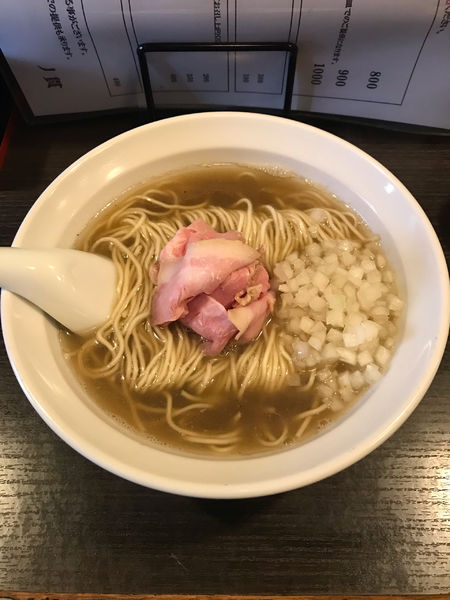 「煮干しそばclassic 800円」@灰汁中華 丿貫 福富町本店の写真