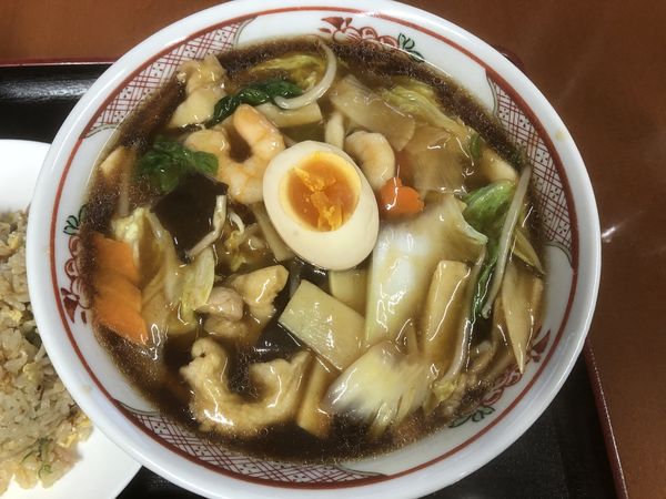 「五目あんかけラーメン」@きたや食堂の写真