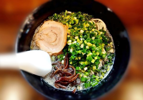 「黒 ネギ」@TONKOTSU MANIの写真