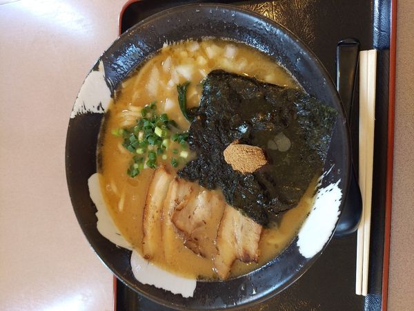 「こってりチャーシューメン ﾒﾝﾏ抜き」@朝日屋の写真