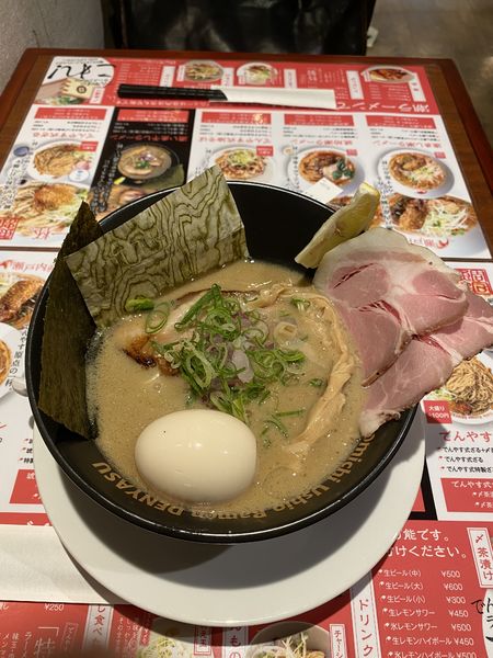 「特製濃い煮干しラーメン」@潮ラーメン でんやすの写真