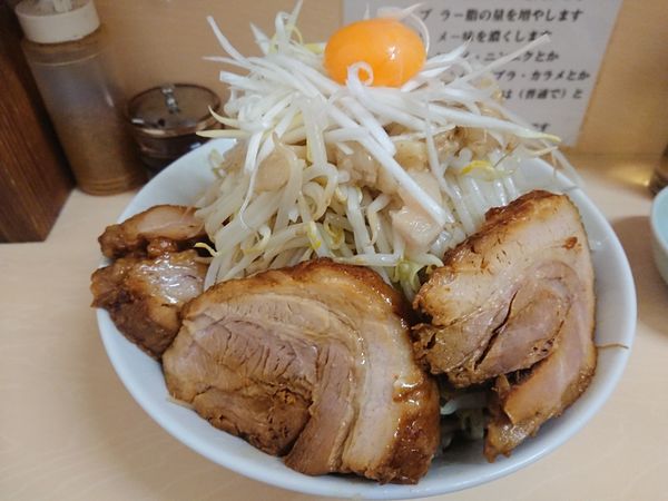 「油そば ネギ」@自家製ラーメン 大者の写真