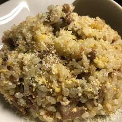 納豆チーズチャーハン