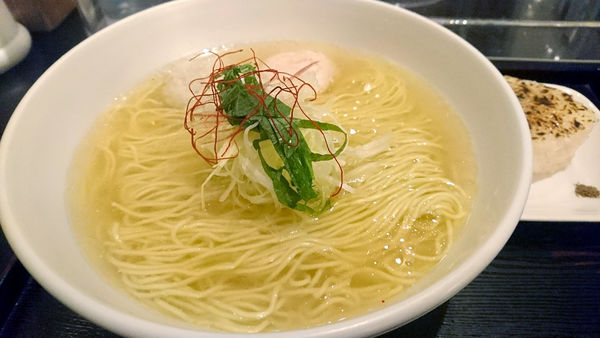 「【夜】あら炊き塩らあめん焼きおにぎり付」@麺屋 海神の写真