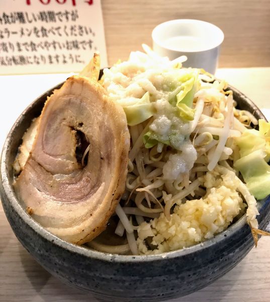 「音郎850 野菜マシマシ100 大盛100 ニンニクアブラ」@麺屋 音 柏店の写真