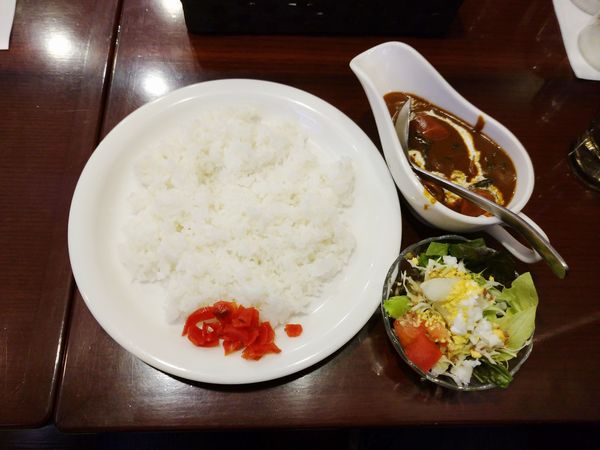 「特製フランクフルトとほうれん草のカレー（900円）」@アンクルJr.の写真