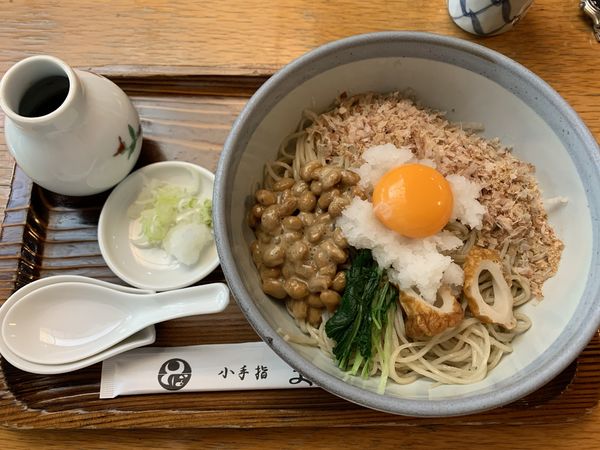 「納豆そば930+大盛110＝1040円」@小手指更科の写真