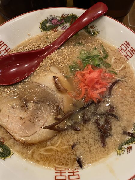 「こってり豚骨」@麺の章 九州 とりとんの写真
