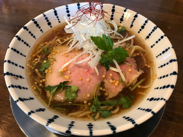 「【限定】極上秋刀魚アラ絞りそば　930円」@煮干結社 鹿道山の写真