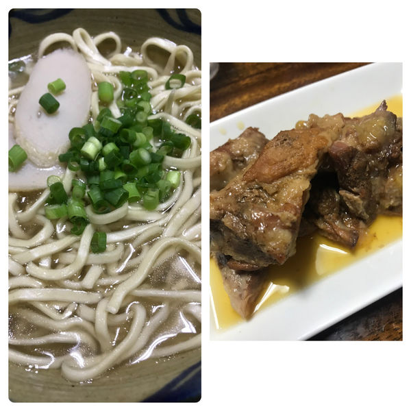 「ソーキそば」@沖縄そば 海産物料理店 楚辺の写真