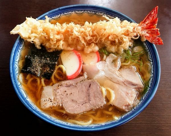 「天ぷら中華」@松葉屋の写真