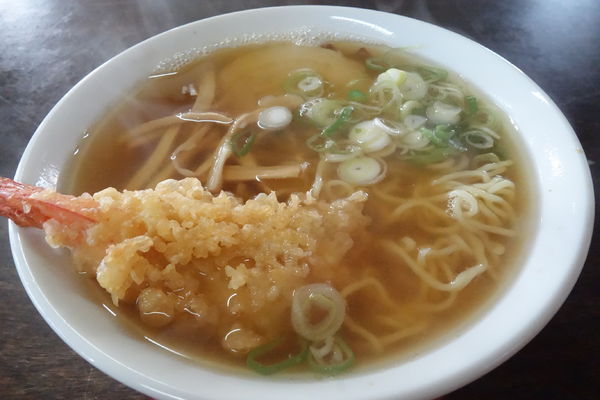 「天ぷら中華」@黄金そばの写真