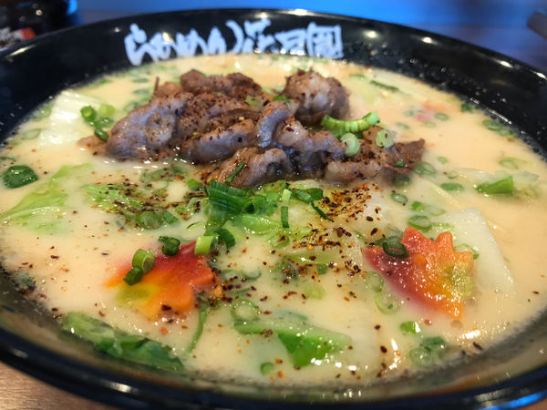 「戦国武将らあめん明智光秀（シャキネギ、ニンニク）」@らあめん花月嵐 ひたちなか高場店の写真