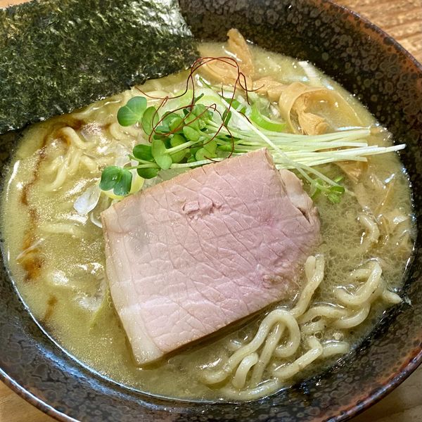 「濃厚牡蠣ソバ」@貝だしラーメン 貝ガラ屋の写真