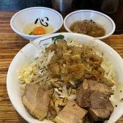 汁なしそば+アブラ (1000円)