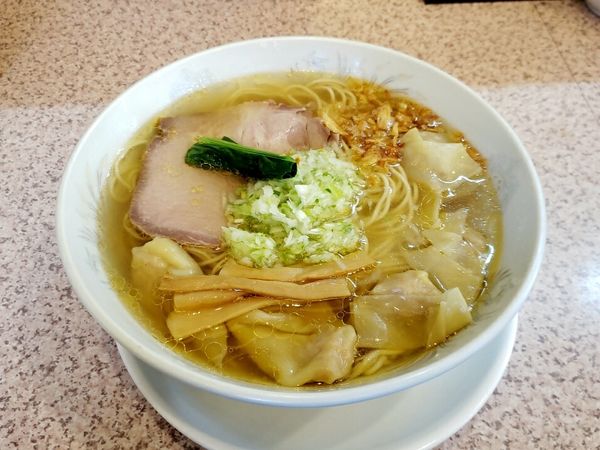 「塩ネギワンタンメン980円」@ラー麺専門店 こしがやの写真