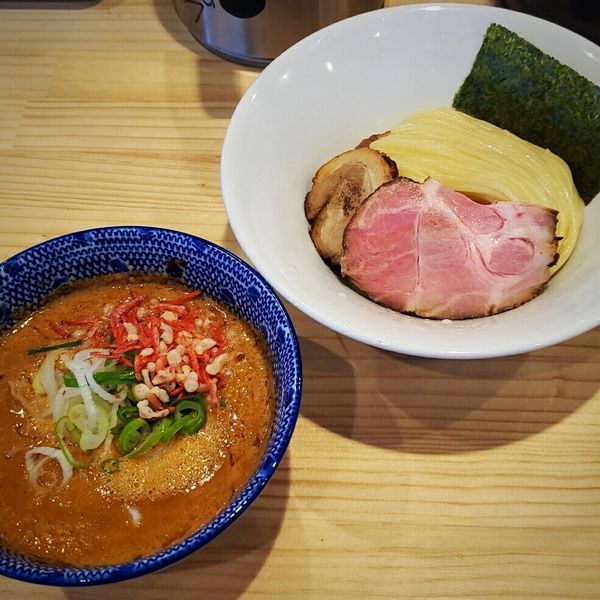 「【限定】味噌海老つけ麺 ８５０円」@中華そば 貴将の写真