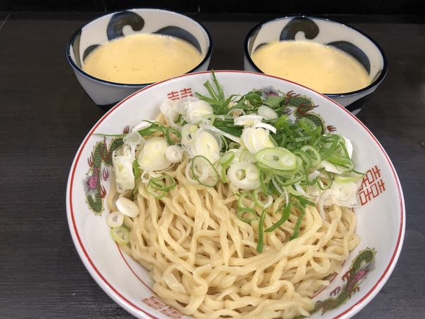 「生卵納豆つけ麺」@メンショップ アキラの写真