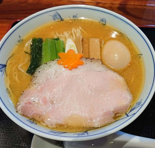 「味玉味噌そば」@食煅 もみじの写真